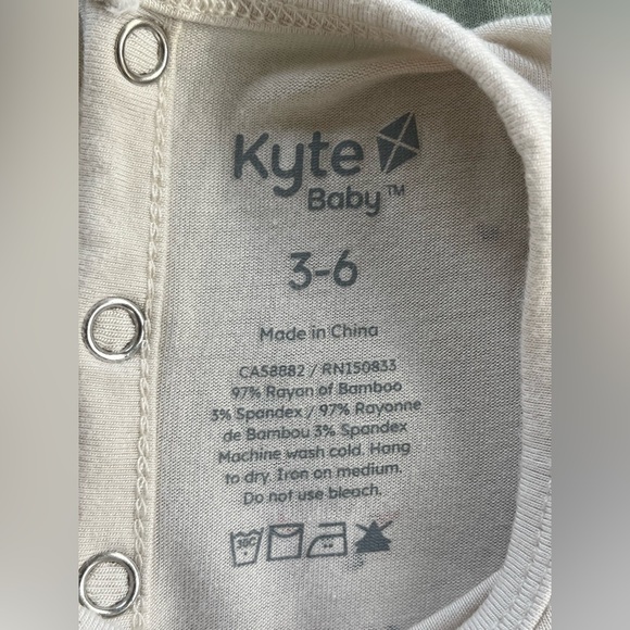 Kyte Baby Twirl Bodysuit Dress Bamboo Easter Goats Size 3-6 Months - Picture 14 of 14